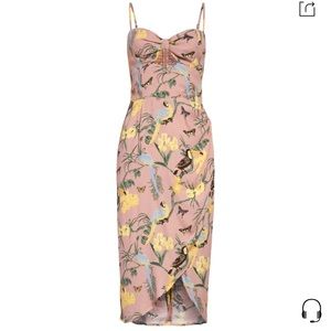 REFORMATION Aero Midi Dress Conga Tropical Print - Size 2